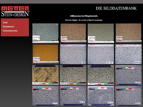 Bildarchiv f�r Metten Stein+Design
